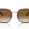 Persol Men's PO115SJ Square Sunglasses, Gold/Havana, 52 mm, ... - Image 2