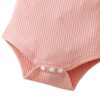 Hopscotch Baby Girls Cotton Solid And Polyester Short Set In... - Image 5