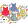 Baby Girl Regular Frock Pack of 4 (3-6 Months) Multicolour - Image 7