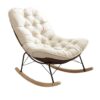 Velura Upholstered Rocking Chair Lounge Chair for Front Porc... - Image 7