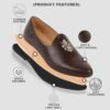 FAUSTO FST 3628 BROWN-46 Men\'s Ethnic Jalsa Jutis and Mojar... - Image 4