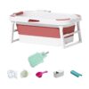 MERISHOPP®Portable Bathtub Adult 46.5" Barrel for Hot and Co... - Image 3