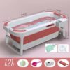 MERISHOPP®Portable Bathtub Adult 46.5" Barrel for Hot and Co... - Image 7
