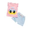 4YOU DRESSES Beautiful Dresses for Girls (Peach and Sky Blue... - Image 4