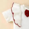 4YOU DRESSES Beautiful Dresses for Girls (Maroon and White, ... - Image 5