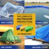 TUFFPAULIN 80FT X 80FT 200 GSM Blue Pond Liner Super Heavy D... - Image 6