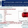 Gems Tech रूबी माणिक स्टोन 8.25 Carat Burma Ruby 9 Ratti Man... - Image 6
