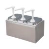 ATORSE Manual Sauce Dispenser Pump 2.5L Condiment Pump Bottl... - Image 9