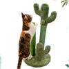 Lnrueg Cat Scratching Post Sisal Fun Funny Cactus Vertical C... - Image 8