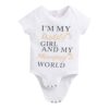 Hopscotch Girls Cotton Text Print Onesie And Skirt Set with ... - Image 8