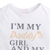 Hopscotch Girls Cotton Text Print Onesie And Skirt Set with ... - Image 4
