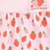 BUMZEE Baby Girls Cotton Knee Length Front Open Frock Pink -... - Image 4