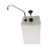 ATORSE® Sauce Dispenser Pump 4L Portable Stainless Steel for... - Image 3