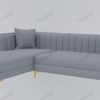 Sixpine Modern 3 + Lounger RHS Lined Sofa | L Type Sofa | Si... - Image 5