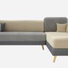 Sixpine Premium Velvet LHS Sectional Sofa (3+Lounger) - Dual... - Image 5