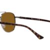 Persol Po1006s Square Sunglasses, Gunmetal/Brown, 55 mm - Image 6