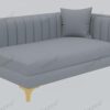 Sixpine Modern 3 + Lounger RHS Lined Sofa | L Type Sofa | Si... - Image 4