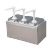 ATORSE Manual Sauce Dispenser Pump 2.5L Condiment Pump Bottl... - Image 5
