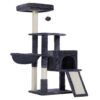 Heybly Cat Tree with Cat Self Groomer Brush, Cat Tower Condo... - Image 9