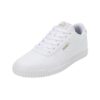 Puma Womens Carina Slim Perf White-Gold Sneaker - 4 UK (3958... - Image 2