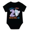 Lillypupp Monthly Milestone Two Months Birthday Unisex Cotto... - Image 2