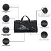 Tommy Hilfiger Kamryn Men Polyester Gym Bag Black - Image 8