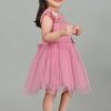 JM Enterprises Online Net Casual Knee Length Solid Frock Dre... - Image 5