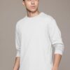 Veirdo® Pure Cotton Round Neck Regular Fit Solid Full Sleeve... - Image 5
