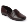 FAUSTO FST FOSME-2040 BROWN-43 Men\'s Brown Laser Cut Side O... - Image 9