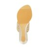 Mochi Women\'s Gold Ethnic Faux Leather Slip On Fashion Heel... - Image 5