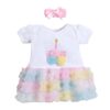 Hopscotch Girls Ruffle Embellished Party Dress with Headband... - Image 2