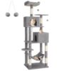 FEANDREA Cat Tree, 75.2-Inch Tall, 4 Levels with Scratching ... - Image 2