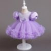Niren Enterprise Rollar Frock net Embroidery Work Ruffle Pat... - Image 4