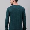 Urbano Fashion Men\'s Dark Green Printed Full Sleeve Slim Fi... - Image 5