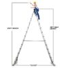 EuroLadderSystems Euro 3.5 ft to 16 ft Max Reaching Height 2... - Image 5