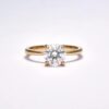 DeepMines Diamond Moissanite Ring 1 Carat मोइसानाइट डायमंड र... - Image 3