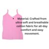 SUNUO Girls\' Assorted Camisole Pack of 6 Multicolour, 100% ... - Image 7
