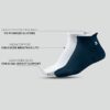 XYXX Mens Ankle-Length Socks, Solid, Pack of 3, XYSKS3PCKN04... - Image 4