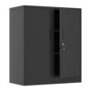 iJINGUR Metal Storage Cabinet with Locking Doors and 2 Adjus... - Image 2