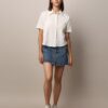 Zilcon Womens Button Down Shirt Short Sleeve Dress Shirt V N... - Image 6