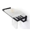 BUVELOT Towel Racks for Bathroom, Square Modern Hotel Style ... - Image 3