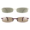 proSPORT 2 Pairs Reading Sunglasses +3.00 Smoke White & Brow... - Image 2
