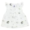 Zizuka 100% Muslin Cotton Baby Frock for Girls - Round Neck ... - Image 2