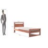 Amazon Brand - Solimo Sheesham Wood Single Size Bed Without ... - Image 3