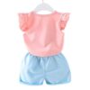4YOU DRESSES Beautiful Dresses for Girls (Peach and Sky Blue... - Image 6