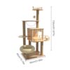 SAZ DEKOR® Cat Tree Interactive Multi Layer Activity Center ... - Image 6