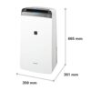SHARP dehumidifier with Air Purifier I Plasmacluster Tech fi... - Image 3