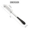 ZEVON® Stainless Steel Peeler for Vegetables and Fruits, 3 i... - Image 3