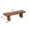 @home By Nilkamal Delmonte Six Seater Dining Table Set (Brow... - Image 8