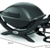 Weber Q 1400 Electric Grill (Dark Grey), 1 Piece, 53 cm x 69... - Image 9